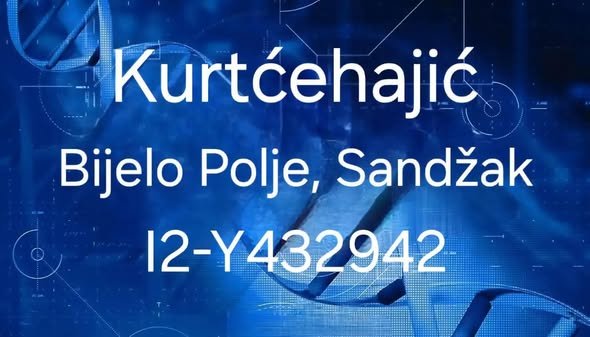 Dubinsko testiranje Kurtcehajića iz Bijelog Polja I2-Y432942